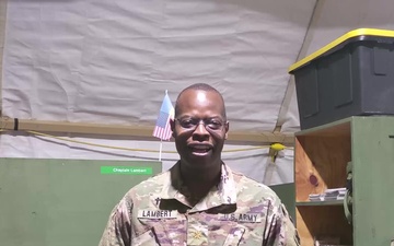 Maj. Vincent Lambert Thanksgiving Shout-out, Task Force Illini