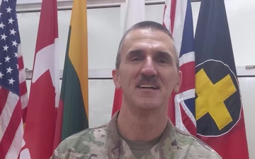 Master Sgt. Ryan Crews Thanksgiving Shout-out, Task Force Illini