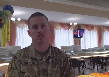 Staff Sgt. Aaron Koehler Thanksgiving Shout-out, Task Force Illini