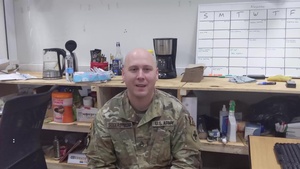 Staff Sgt. Bryan Soderstrom Thanksgiving Shout-out, Task Force Illini