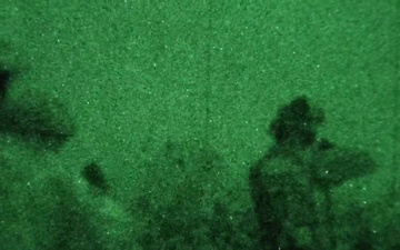 Green Berets conduct a night time training raid