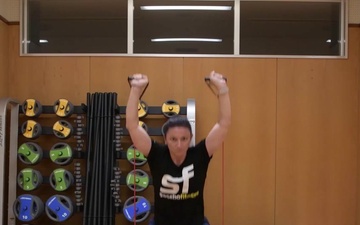 Banded Overhead Squat - Fitness Workout