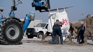 380th ECES Rapid Airfield Damage Recovery exercise
