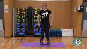 Banded Upright Row – Fitness Workout