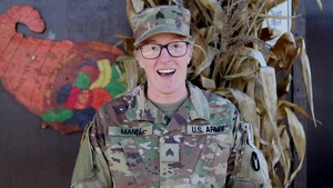 Iowa National Guard Soldier Thanksgiving 2020 shout out