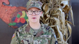 Iowa National Guard Soldier Thanksgiving 2020 shout out