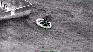 Coast Guard, good Samaritan vessel rescue 5 from sinking fishing vessel 180 miles south of Sabine Pass, Texas