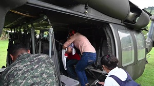 Honduran citizens rescued from remote village