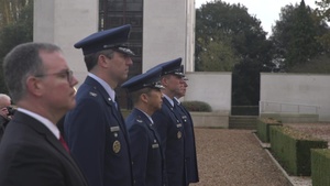 B-Roll_Veteran's Day Wreath Laying Ceremony at Madingley American Cemetery