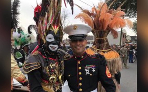 Recruiting Sub Station Raleigh’s Staff Noncommissioned Officer in Charge uses talents learned in the Marine Corps Band for Recruiting