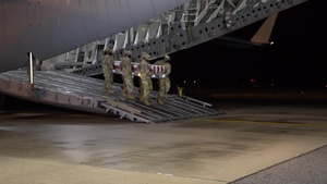 B-Roll Air Force Capt. Kelliann Leli - Dignified Transfer