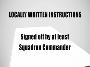 WSM: Locally Written Instructions