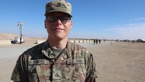 Pfc. Justin Burrell Holiday Greeting