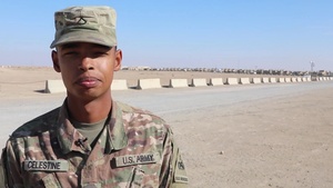 Pfc. Desean Celestine Holiday Greeting