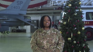 52 FW: Holiday Shout outs 2020 - MSgt Sharnta Bullard