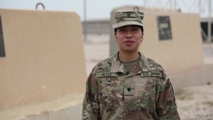 Spc. Norma Reyes Go Army Shoutout