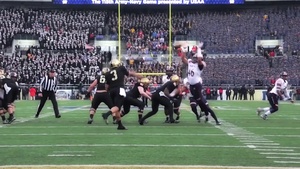 U.S. Army Reserve and U.S. Navy Reserve Army/Navy Game spot.