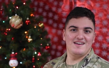 Pfc. Gabriel Petersen Holiday Shout-Out