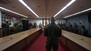 U.S. Marines Receive Navy-Marine Corps Achievement Medal