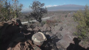 BLT 1/4 Marines fire machine guns during live-fire training at Pohakuloa training area