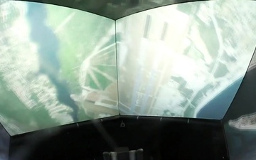 Blue Angels Train in Super Hornet Manned Flight Simulator