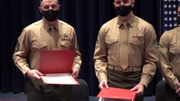 Guard Company Marines awarded for heroic actions (Package)