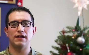 Fort Bragg Paratrooper wishes family a happy holiday