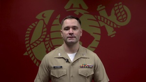 Captain Michael Czyrnik greeting to local schools (B-Roll)