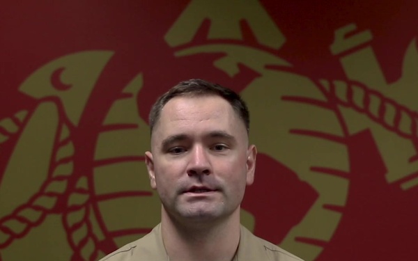 Captain Michael Czyrnik greeting to local schools (B-Roll)