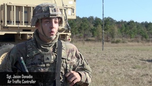 Marne Air Soldiers conduct air traffic control training at Fort Stewart, Georgia