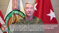 USCENTCOM leaders deliver a 2020 holiday message