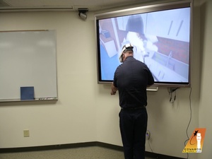 Edwards AFB fire extinguisher training goes virtual