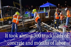 Progress of construction on Stockton VA medical complex 2019-2020
