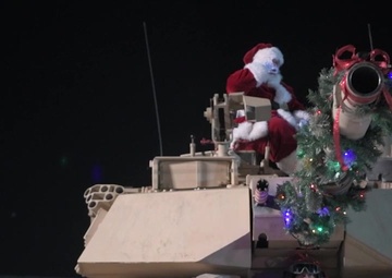 Camp Aachen Christmas tree lighting ceremony