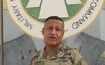 Command Sgt. Maj. Rafael Saldana, Holiday Greeting, Frederick, Md.