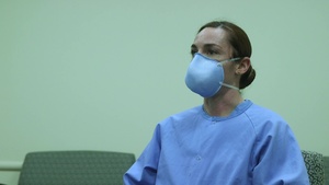 Lieutenant Emily Micciolo talks about receiving COVID-19 vaccine