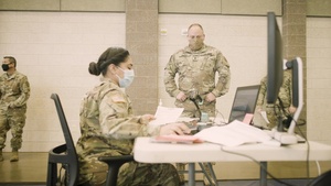 Indiana National Guard Administers First Round of COVID-19 Vaccines