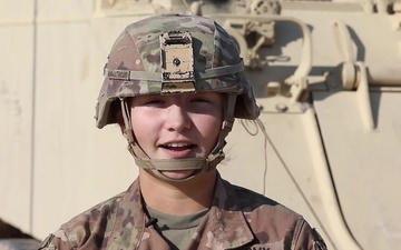 Pfc. Jessica Armantrout-Baier holiday greeting