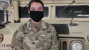 1st Lt. Michelle Burkett Holiday Shoutout