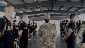First sergeant says 'have courage'