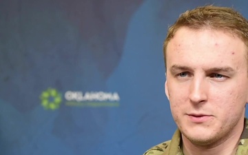 Interview: Spc. Josiah Wolf - OKNG COVID Vaccine Courier