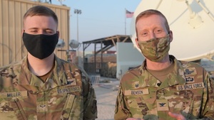 Al Udeid AB Space Force members wish newest military branch happy first birthday