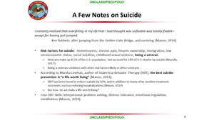 Transitioning Out of the Military and Adjustment Disorders