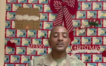 Command Sergeant Major Abraham Johnson Holiday Greeting