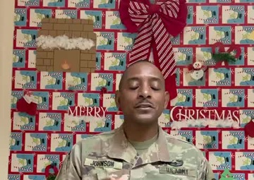 Command Sergeant Major Abraham Johnson Holiday Greeting