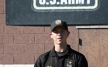 U.S. Army Sgt. Christian Elliott Gives a Christmas Greeting