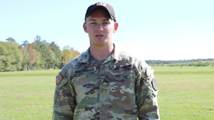 U.S. Army Sgt. Forrest Greenwood Gives a Christmas Greeting