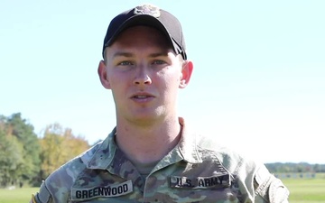 U.S. Army Sgt. Forrest Greenwood Gives a Christmas Greeting