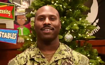 USS Philippine Sea Sailor Sends Holiday Greetings on Deployment