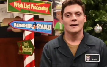 HOLIDAY GREETINGS: USS Philippine Sea Sailor Sends Holiday Greetings on Deployment